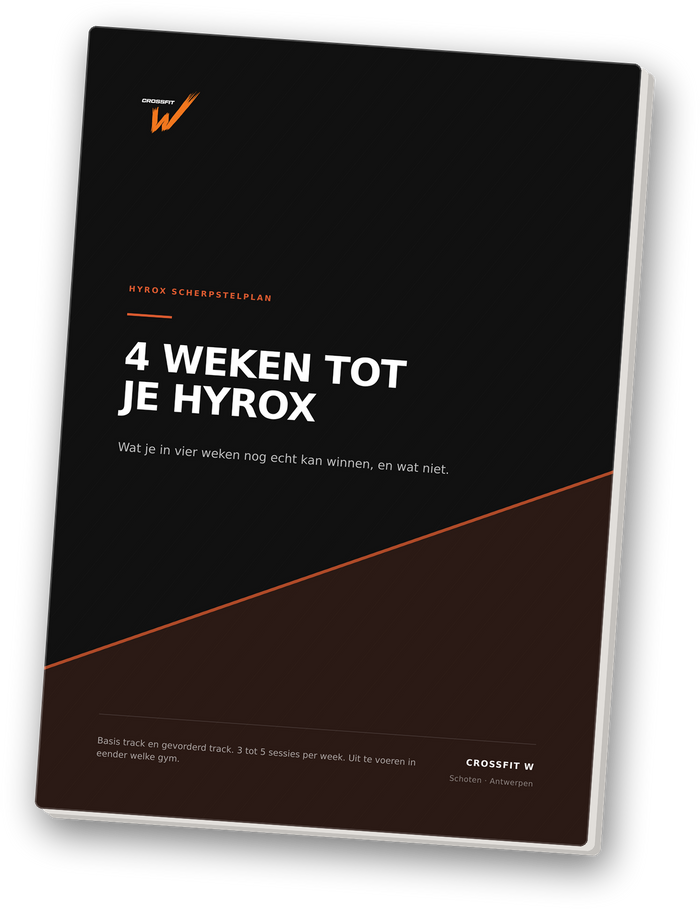 Vier weken tot je HYROX